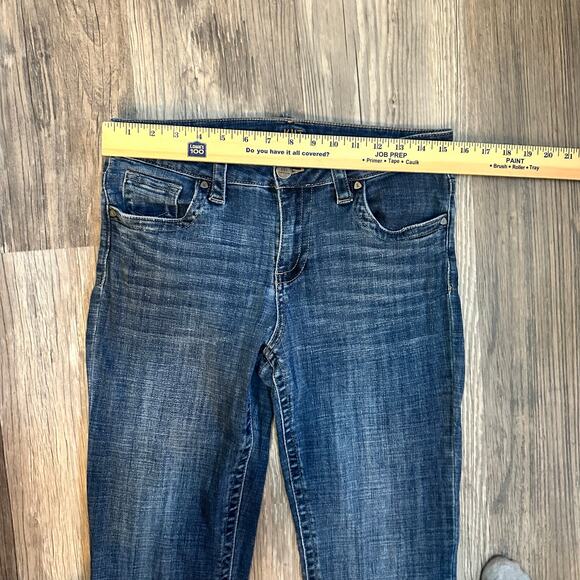 KUT from‎ the Kloth Straight Leg Jeans Women’s Size 8 Blue Whiskered High Rise - Picture 3 of 9